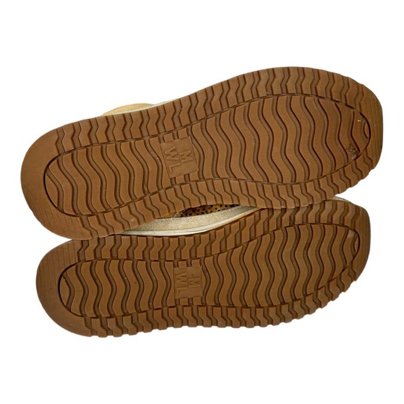 Madewell Kickoff Trainer Sneakers in Spot Dot Calf Hair and Nubuck 9 Tan Blue - Picture 8 of 10